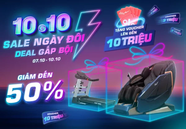 SALE NGÀY ĐÔI - DEAL GẤP BỘI - TẶNG VOUCHER TIỀN MẶT ĐẾN 10.000.000Đ